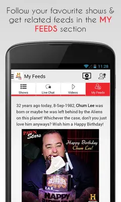 HISTORY TV18 android App screenshot 4